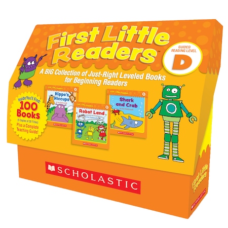 Scholastic Teaching Resources First Little Readers Book Box Set, Level D, 5 Copies of 20 Titles 811146
